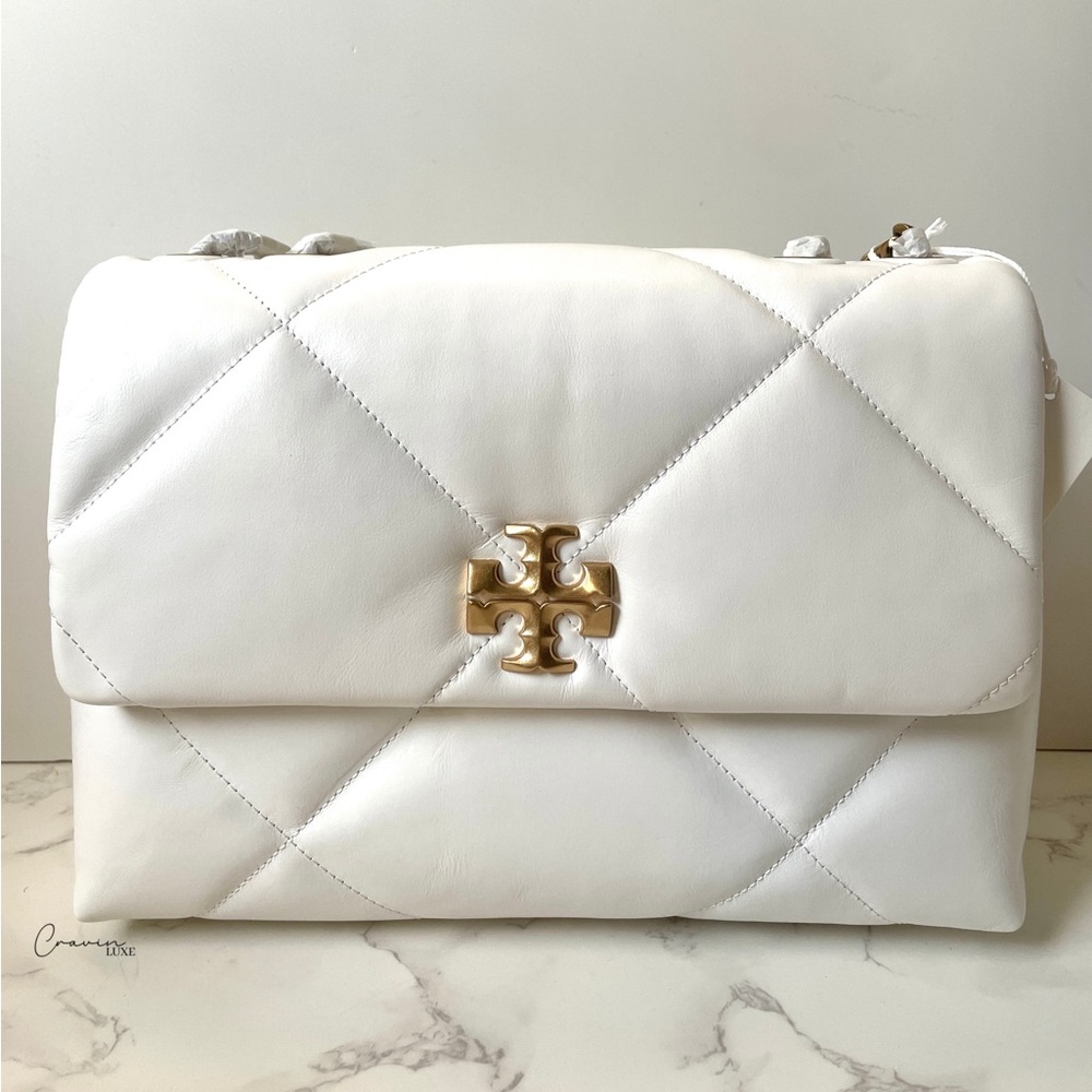 New Tory Burch Kira Diamond Quilt Large Convertible Shoulder Bag - Picture 3 of 12